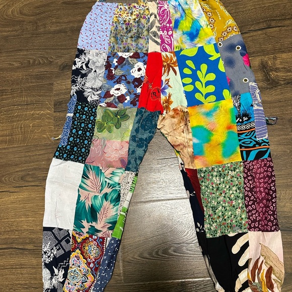 Colorful Patchwork Pants - Picture 2 of 6